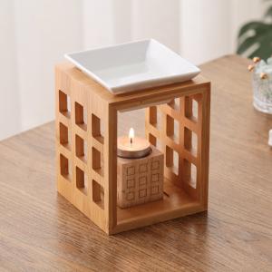 50ml Bamboo Marterial Candle Burner Z230204